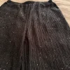 Glitzernde Weite Hose
