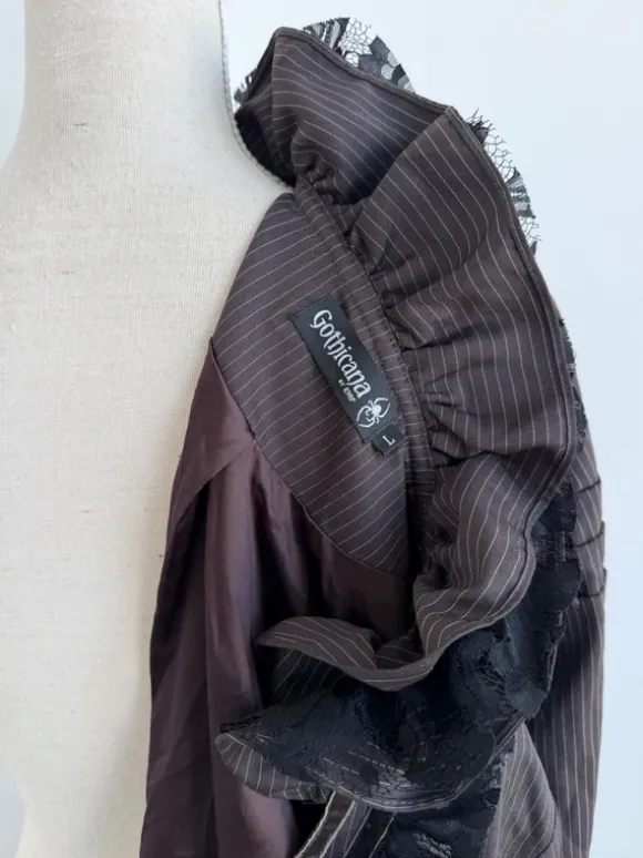 gothic gothicana whimsical fairy corset jacket dark academia y2k 00s summer jacket lolita lace 2000s