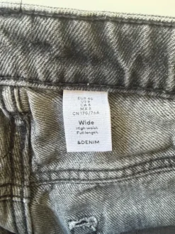 Graue high waist Jeans H&M