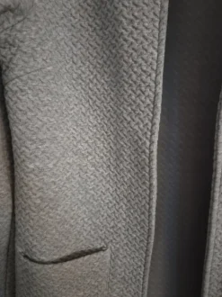 Grauer jersey Longblazer