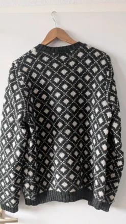 Grüner gemusteter Pullover von Topman