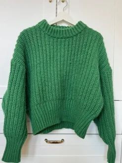Grüner Wollpulli von H&M, Größe: M