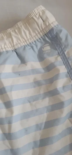 G-Star Badehose, blau, weiss, Größe M