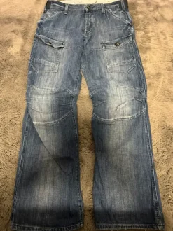 G-Star Raw Baggy Fit Jeans Blau W34