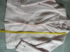 GUESS dikke tweed blazer roze