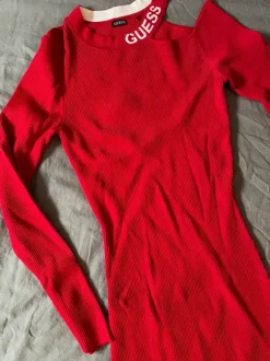 Guess Kleid, Rot, Knielang, Neuwertig, S