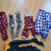 Gut erhaltene gemusterte Socken 43-46