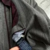 Hackett London Grey Striped wool Blazer Jacket Size: 52R