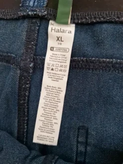 Halara Flex Jeans in Größe XL, mittelblau 7/8 Länge