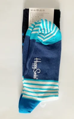 Happy Socks Crew | strepen en stippen (maat EU 41-46)