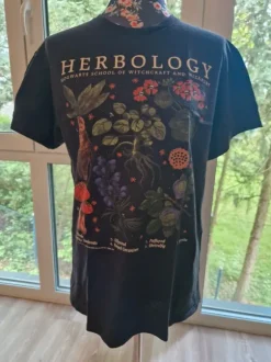 Harry Potter „Herbology“ T-Shirt schwarz Gr. M
