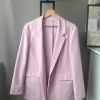 Hell rosa Blazer Stradivarius