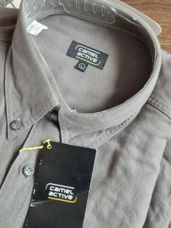 Hemd Camel langarmlig Gr. L