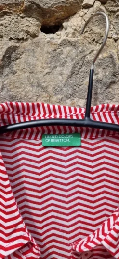 Hemd/Bluse gestreift rot/weiß