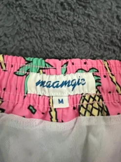 Herren Badehose Badeshorts Ananas Größe M