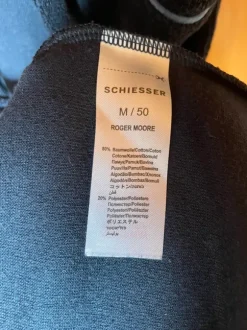 Herren Bademantel Schiesser blau Größe M/50