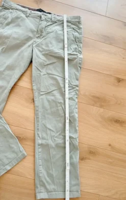 Herren Chino Hose - 36/32 - taupe - grau - Indicode Jeans