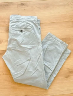 Herren Chino Hose - 36/32 - taupe - grau - Indicode Jeans