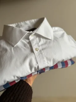 Herren Hemd klassisch weiß, Business und Freizeit M