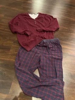Herren pyjama langarm