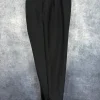 Herren schwarze Stoffhose Größe S