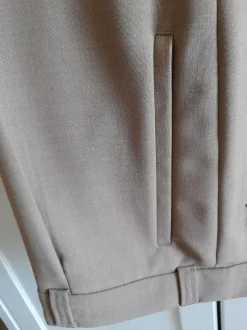 Herren Stoffhose, beige, leicht, Gr. 27.