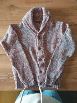 Herren Strickjacke bunt 100% Baumwolle