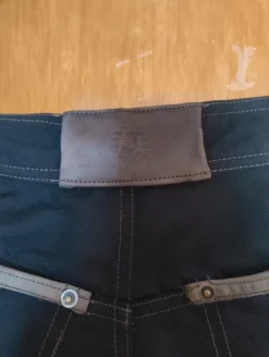 HG Tuareg Motorradhose Gr. L mit Knie- & Hüftpolstern Sheltec Membran Schwarz
