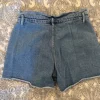 High waist jeans shorts