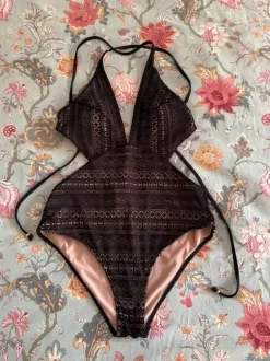 H&M Badeanzug mesh Body