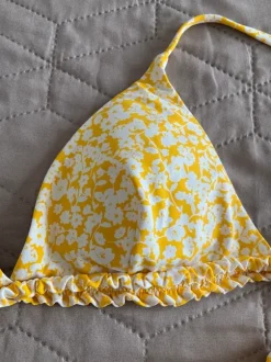 H&M Bikini Blumen gelb/weiß gr. S