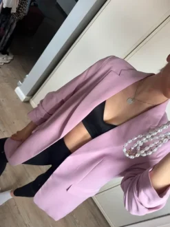 H&M blazer Rosa rose oversize neu!