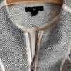 H&M Blazerjacke Grau-weiß