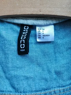 H&M Divided Jeanshemd mit Kaputze