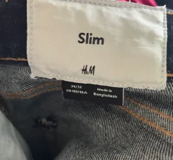 H&M #Herren #Jeans Dunkelblau, Schmale Passform