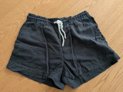 H&M Leinenshorts Shorts dunkelblau M
