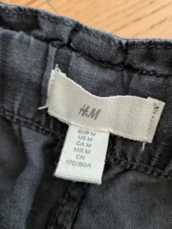 H&M Leinenshorts Shorts dunkelblau M