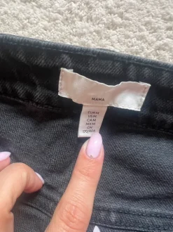 H&M Mama Before & After Straight Low Ankle Jeans
