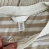 H&M, Oberteil, Langarm, Größe s, beige weiß, gestreift