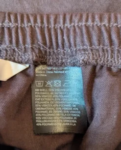 H&M Sommerhose mit weitem Bein, Größe M,braun