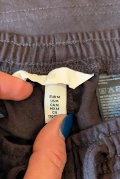 H&M Sommerhose mit weitem Bein, Größe M,braun