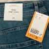H&M wide high waist jeans cropped