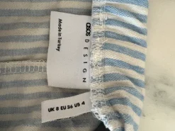 Hosenrock blau weiß gestreift von Asos