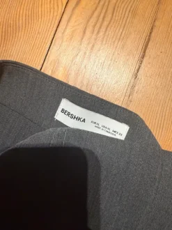 Hosenrock Grau von Bershka Größe XL