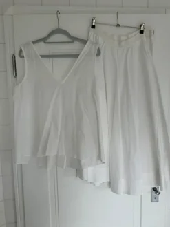 Hosenrock+Shirt • COS • 44 • weiß • Baumwolle • wie neu