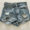 Hot Pants Shorts ripped H&M blau zerissene Hose Jeans