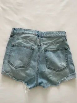 Hot Pants Shorts ripped H&M blau zerissene Hose Jeans