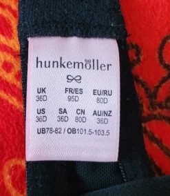 Hunkemöller BH – Schwarz mit Spitze – Größe 80D / 36D