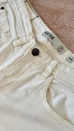 Indicode korte broek Large – crème / offwhite, nooit gedragen