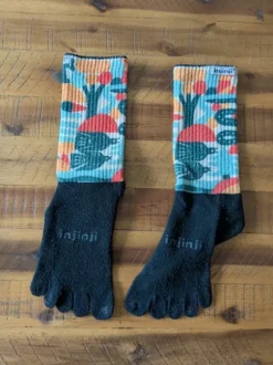 Injinji Zehensocken 5-Toe Socks • Bunt Gemustert • Gr. M (43-46) • Top Zustand